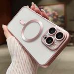 For iPhone 16 Pro Max MagSafe Magnetic Frosted TPU Phone Case(Pink)