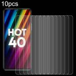 For Infinix Hot 40 10pcs 0.26mm 9H 2.5D Tempered Glass Film