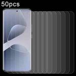 For Infinix Hot 60 Pro+ 4G 50pcs 0.26mm 9H 2.5D Tempered Glass Film