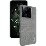 For Xiaomi Redmi K60 Ultra 5G imak Ruiyi Series Cloth Texture PU + PC Phone Case(Light Grey)