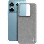 For Xiaomi Redmi Note 13 Pro 5G imak Ruiyi Series Cloth Texture PU + PC Phone Case(Light Grey)