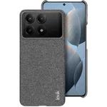 For Xiaomi Redmi K70 5G/K70 Pro 5G imak Ruiyi Series Cloth Texture PU + PC Phone Case(Dark Grey)