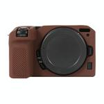 For Nikon Z 30 Soft Silicone Protective Case with Lens Cover(Coffee)
