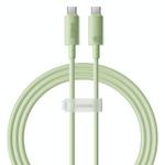 Baseus USB-C / Type-C to USB-C / Type-C 100W Fast Charging Data Cable, Cable Length:1m(Green)