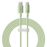 Baseus USB to USB-C / Type-C 100W Fast Charging Data Cable, Cable Length:2m(Green)