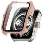 For OPPO Watch 4 Pro PC + Tempered Film Integrated Watch Protective Case(Pink)