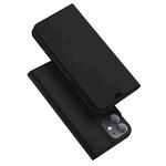 For iPhone 12 mini DUX DUCIS Skin Pro Series Horizontal Flip PU + TPU Leather Case, with Holder & Card Slots(Black)
