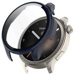 For Amazfit Balance A2286 PC + Tempered Film Integrated Watch Protective Case(Ink Blue)