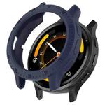 For Garmin Venu 3S Half Pack Hollow TPU Armor Watch Protective Case(Dark Blue)