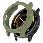 For Garmin Venu 3 Half Pack Hollow TPU Armor Watch Protective Case(Green)