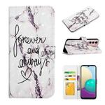 For Motorola Moto G42 Oil Embossed 3D Drawing Leather Phone Case(Words Marble)