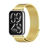 For Xiaomi Mi Band 8 Pro Mijobs Milan Magnetic Stainless Steel Watch Band(Gold)