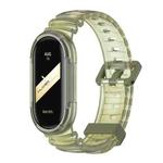 For Xiaomi Mi Band 8 MIJOBS GS Unibody Clear Color Sports Watch Band(Army Green)