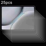 For OnePlus Pad 2 25pcs 9H 0.3mm Explosion-proof Tempered Glass Film