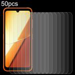 For FOSSiBOT F112 Pro 50pcs 0.26mm 9H 2.5D Tempered Glass Film