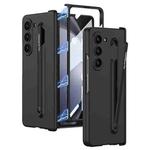 For Samsung Galaxy Z Fold5 5G GKK Magnetic Integrated Phone Case with Pen Slots, No Include Pen(Black)