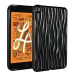 For iPad mini 5 / 4 / 3 / 2 / 1 Jelly Color Water Ripple TPU Tablet Case(Black)