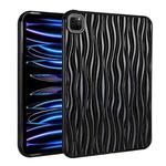 For iPad Pro 11.0 2022 / 2021 / 2020 Jelly Color Water Ripple TPU Tablet Case(Black)