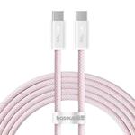 Baseus Dynamic 3 Series Fast Charging Data Cable Type-C to Type-C 100W, Length:2m(Pink)