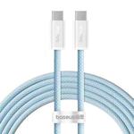 Baseus Dynamic 3 Series Fast Charging Data Cable Type-C to Type-C 100W, Length:2m(Blue)