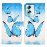 For OPPO A79 5G Oil Embossed 3D Drawing Leather Phone Case(3 Butterflies)