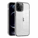 For iPhone 12 Pro Ice Color Clear Acrylic Hybrid TPU Phone Case(Transparent Black)