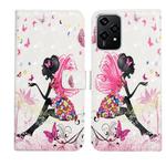 For Honor 200 Lite Global Oil Embossed 3D Drawing Leather Phone Case(Flower Fairy)