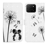 For Honor X5b Plus Oil Embossed 3D Drawing Leather Phone Case(Couple Dandelion)