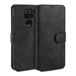 For Xiaomi Redmi 10X 4G / Redmi Note 9 DG.MING Retro Oil Side Horizontal Flip Case(Black)