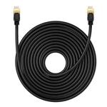 Baseus PCWL-A108 High Speed CAT8 40Gigabit Ethernet Round Cable, Length:15m(Black)