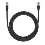 Baseus PCWL-A106 High Speed CAT7 10Gigabit Ethernet Braided Cable, Length:1.5m(Black)