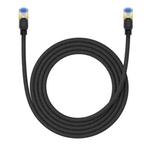 Baseus PCWL-A106 High Speed CAT7 10Gigabit Ethernet Braided Cable, Length:2m(Black)