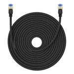 Baseus PCWL-A106 High Speed CAT7 10Gigabit Ethernet Braided Cable, Length:25m(Black)