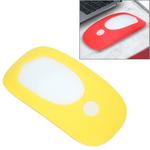 For Apple Magic Mouse 1 / 2 Mouse Silicone Protective Case(Yellow)