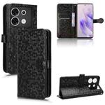For Infinix Zero 30 5G Honeycomb Dot Texture Leather Phone Case(Black)