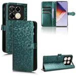 For Infinix Note 40 Pro 4G X6850 Honeycomb Dot Texture Leather Phone Case(Green)