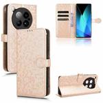 For Infinix Zero 40 4G X6860 Honeycomb Dot Texture Leather Phone Case(Gold)