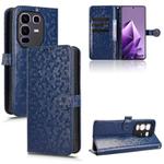 For Infinix Note 50 Pro+ Honeycomb Dot Texture Leather Phone Case(Blue)