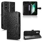 For Infinix GT 30 Pro Honeycomb Dot Texture Leather Phone Case(Black)