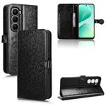 For Infinix Hot 60i 4G / Hot 60 5G Honeycomb Dot Texture Leather Phone Case(Black)