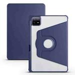 For Xiaomi Pad 6 Pro / Pad 6 Acrylic 360 Degree Rotation Holder Tablet Leather Case(Dark Blue)