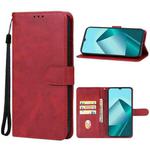 For Wiko T20 Leather Phone Case(Red)