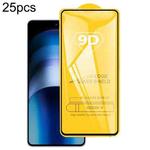 For vivo iQOO Neo9 Pro 25pcs 9D Full Glue Screen Tempered Glass Film