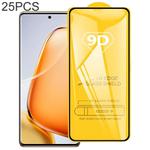 For vivo Y200 4G 25pcs 9D Full Glue Screen Tempered Glass Film