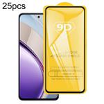 For vivo V50 Lite 5G 25pcs 9D Full Glue Screen Tempered Glass Film