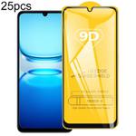 For vivo iQOO Z10 Lite 25pcs 9D Full Glue Screen Tempered Glass Film
