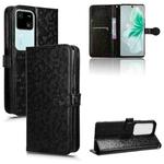 For vivo S18 5G / V30 5G Honeycomb Dot Texture Leather Phone Case(Black)