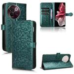 For vivo V30e 5G Honeycomb Dot Texture Leather Phone Case(Green)