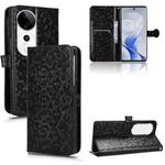 For vivo S19 Pro Honeycomb Dot Texture Leather Phone Case(Black)