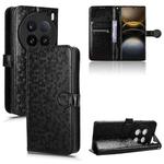 For vivo X100 Ultra Honeycomb Dot Texture Leather Phone Case(Black)